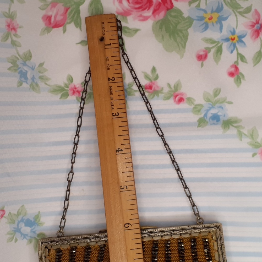 Antique Vintage Beaded Purse Small Size - Picture 9 of 9